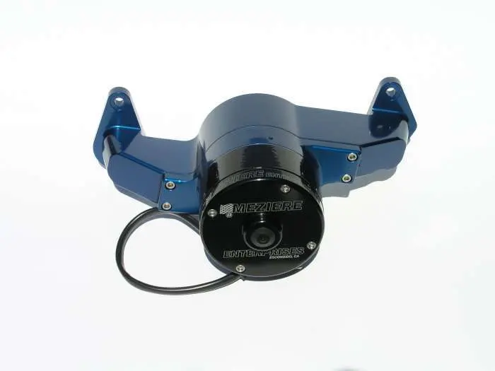 Meziere Bbf Billet Electric Water Pump – Blue Anodized Wp108B 1