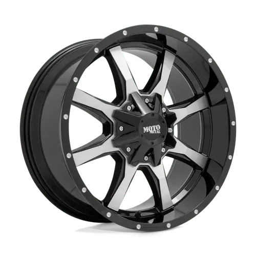 Moto Metal Mo97079035312Nus Mo970 17X9 5X5.0/5.5 G-Blk Mach -12Mm 1