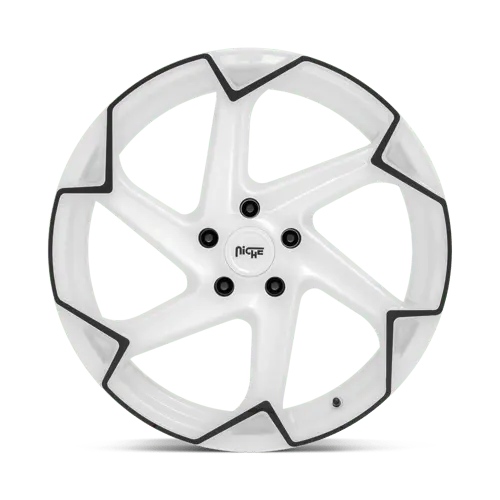Niche 1Pc M257209044+27 M257 20X9 5X112 G-Wht-Blk 27Mm 1