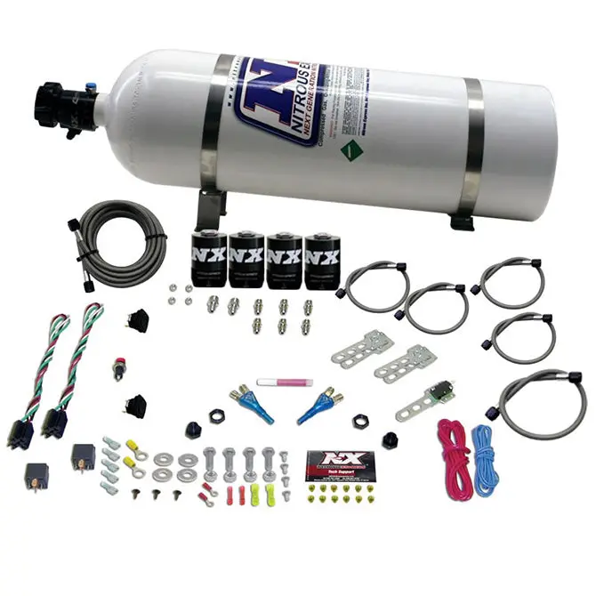 Nitrous Express Gm Efi Dual-Stage Nitrous System – 20224-15 With 15Lb Bottle (50–150 Hp Per Stage) 1