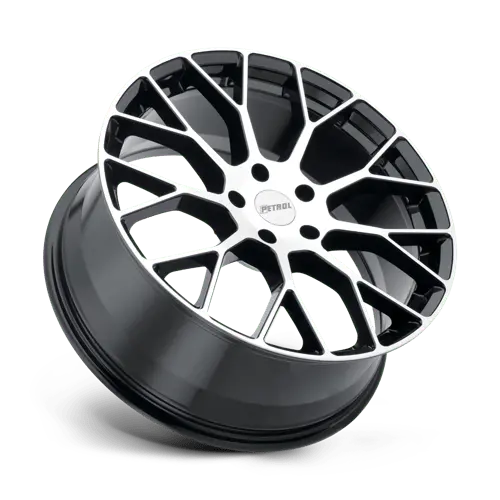 Petrol Pep2B 20X8.5 Alloy Wheel – 5X4.25 Bolt Pattern, Gloss Black Machined Face, 40Mm Offset 1