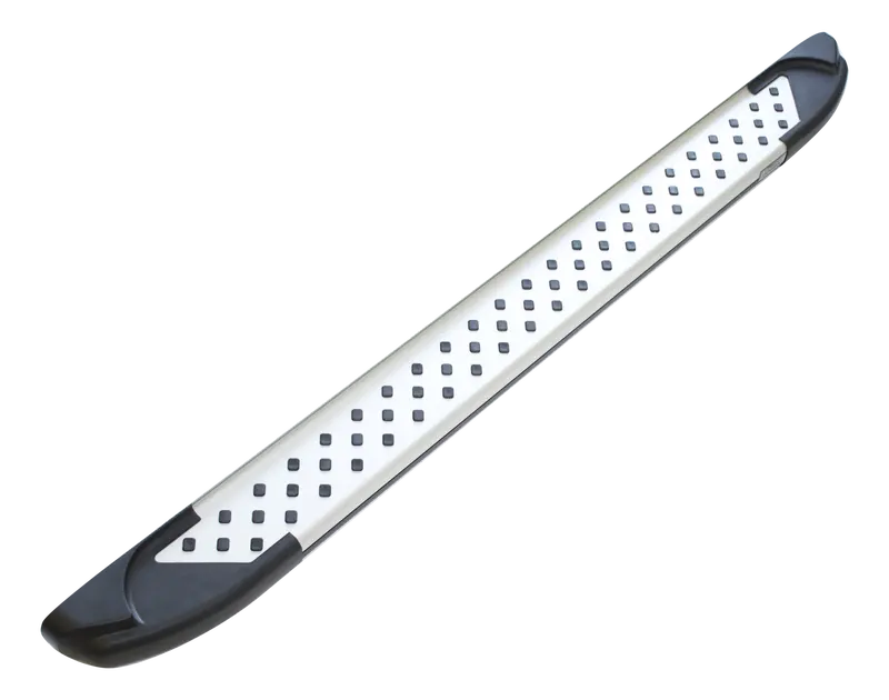 Romik 62014418 Ral Series Running Boards – Silver Finish, Compatible With 2017–2022 Land Rover Discovery 1