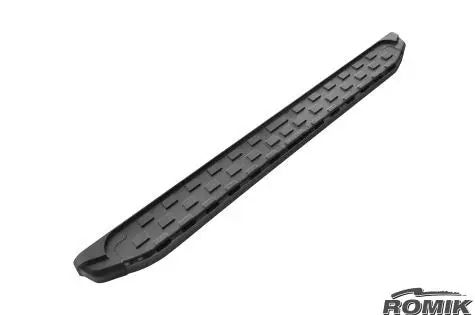 Romik Anodized Black Running Boards For 2009–2014 Ford F-150 Super Crew Cab 1