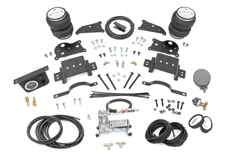 Rough Country Air Spring Kit With Compressor – For Ram 2500/3500 4Wd (2014–2022, Model 10029C) 1