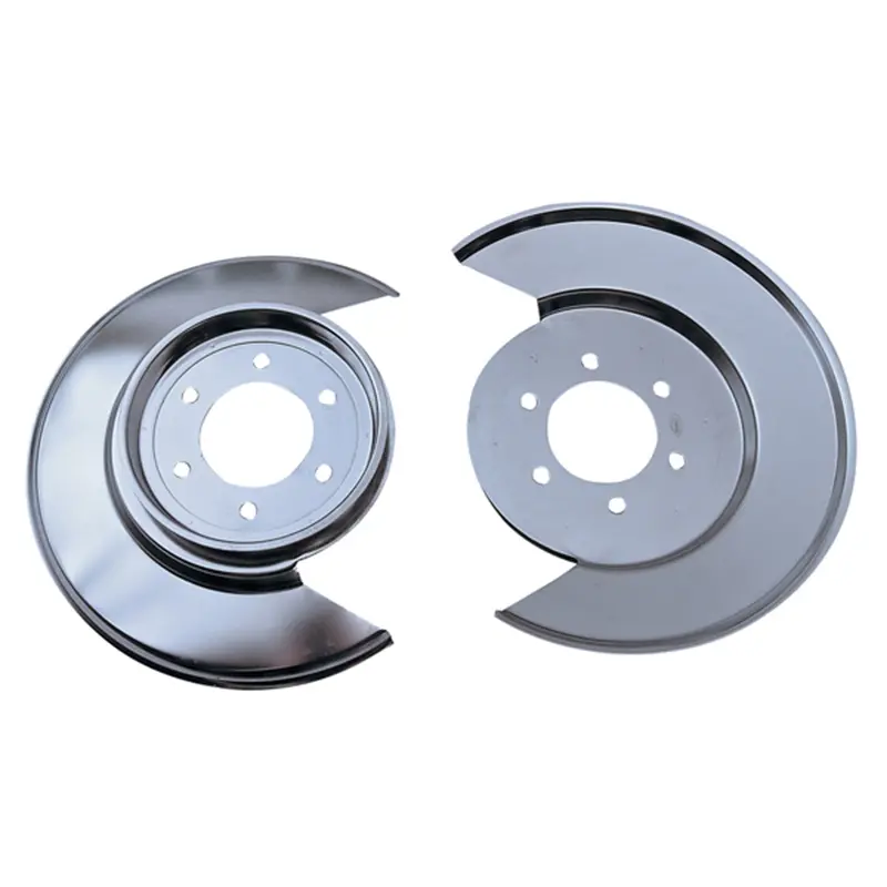 Rugged Ridge 11121.01 Stainless Steel Brake Dust Shield Kit – 6-Bolt Caliper Compatible 1