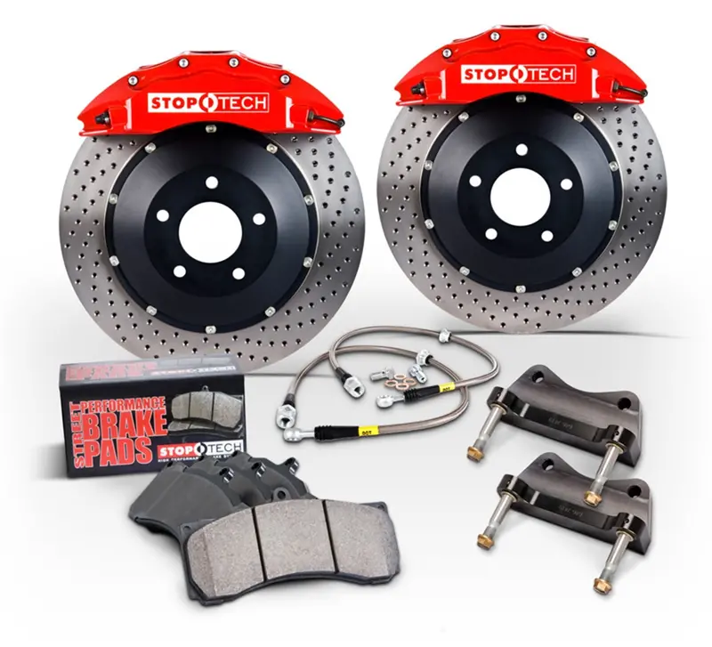 Stoptech 83.263.0047.54 Big Brake Kit – Two-Piece Rear Rotors 1