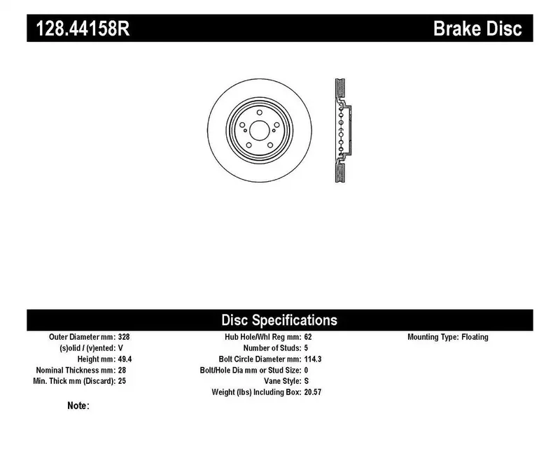 Stoptech Sport Cross-Drilled Front Right Brake Rotor – High-Performance Replacement For Track & Street Use 1