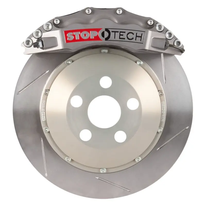 Stoptech Trophy Sport Big Brake Kit – Front 2-Piece Drilled & Slotted Rotors (Part #83.260.6700.R1) 1