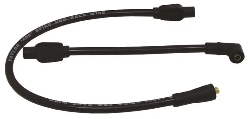 Taylor Cable 409 Pro Race Ignition Wire Set – Custom-Fit Black Wires With 180° Boots 1