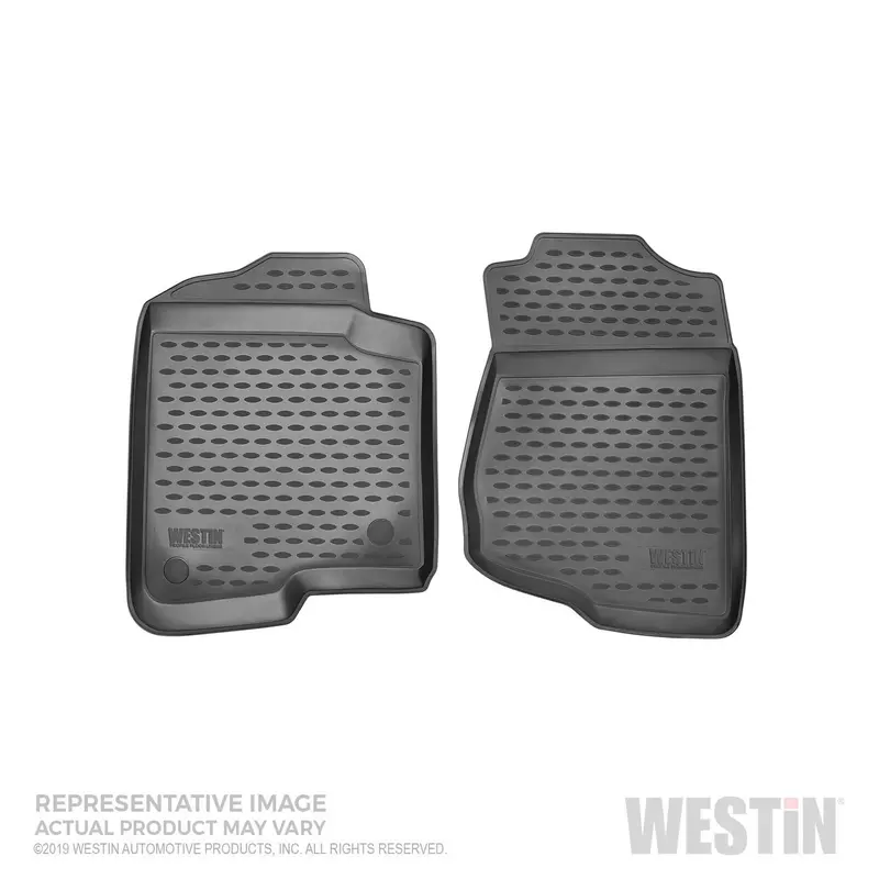 Westin Profile Floor Liners – Front Pair, Black, 2-Piece Set 1
