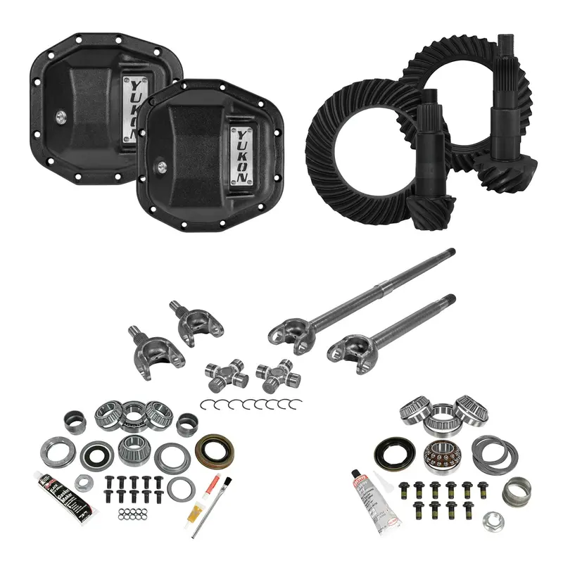 Yukon Gear Stage 3 Re-Gear Kit – Front & Rear Differential Upgrade With Covers And Axles 1